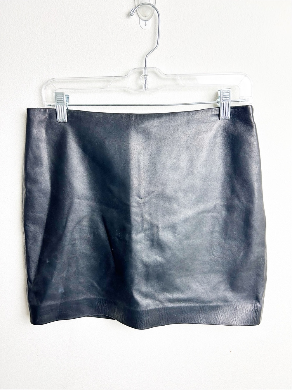 Babaton Aritzia Black Leather Mini Skirt Lined 🖤 | Size 10